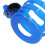 Porte-bouteille de vélo bleu réglable 7-7,5-8 cm 7