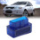 ELM327 12V OBD2 scanner mini WiFi Android bleu 1
