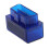 ELM327 12V OBD2 scanner mini WiFi Android bleu 6