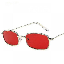 2022 New Small Rectangle Sunglasses Women Retro Brand Designer Red Sun Glasses Men Glasses Female Unisex Uv400