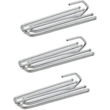 24 Pcs Thick Curtain Hooks Thick Curtain Hooks for Pinch Pleat Header Curtain, Door Curtain, Window Curtain