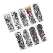 9 Stück Vollarm-Tattoo-Aufkleber Wasserdicht Temporär Langanhaltender Großer Muster Tattoo Sticker
