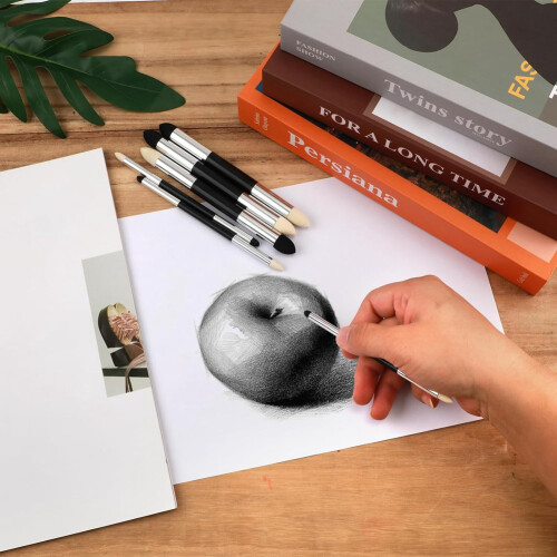 4Pack Blending Sponge Pens Dual Ended Washable for Student Artists 2