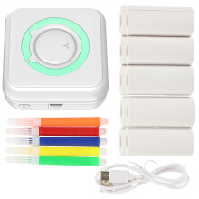 1 Set Label Maker Portable Label Printer Usb Label Printer Office Pocket Label Printer