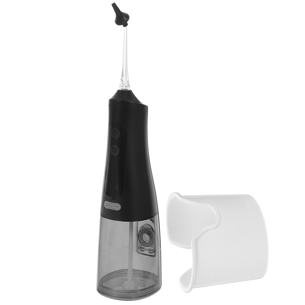 Supvox (Black) 1 Set Electric Ear Wax Removal Cleaner Portable Ear Wax Cleaning Device Electric Ear Flusher Device (White)