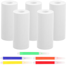 1 Set Thermal Labels Self Adhesive Thermal Printer Stickers Name Tag Mini Thermal Printer Stickers