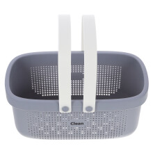 Hollow Basket Shower Basket Sundries Basket Bathroom Dorm Kitchen Basket Portable Basket