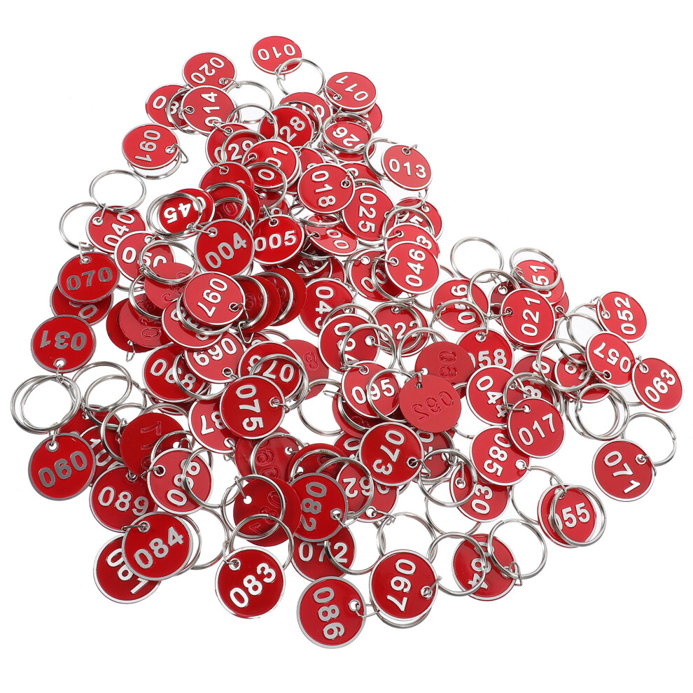 100Pcs Convenient Key Tags Number From 1 To 100 Sauna Storage Number Tags 3081833723905