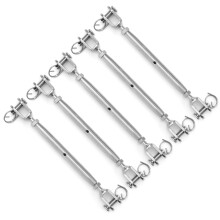 5 Stück Heavy Duty Edelstahlhaken, langlebige Seilspanner, Drahtseilspannhaken
