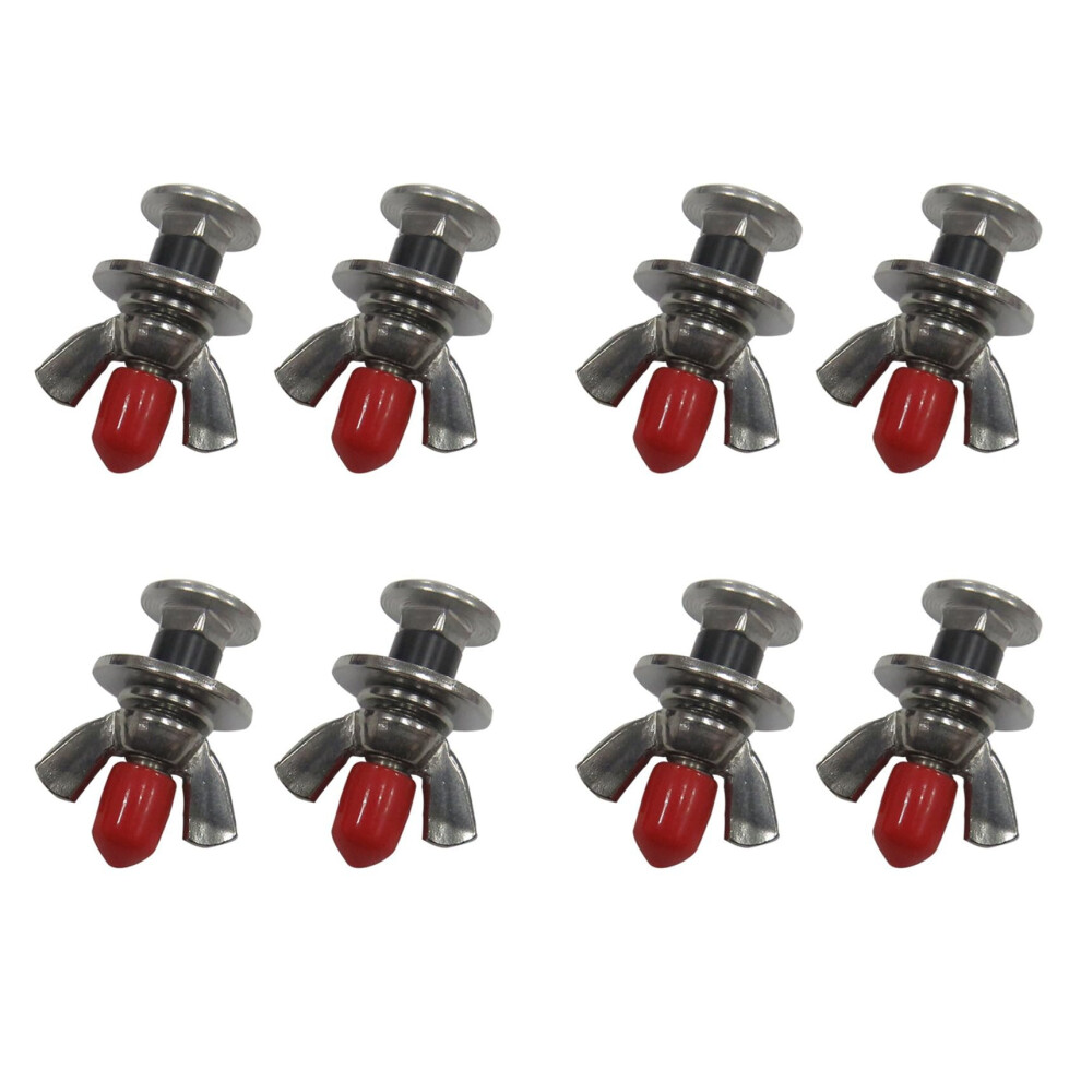 316 Stainless Steel Diving Screws With Butterfly Wing Nuts - 8 Pack For Underwater Diving Bcd Accessories 6482260776972