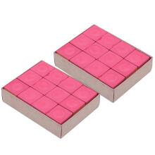 Dry Stick Chalk Accessory 24% High Adhesion for Billiard Players Red - Lightweight, High-Quality Material for Billiard Balls