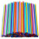 1000 Pcs Colorful Plastic Long Disposable Drinking Straws 1