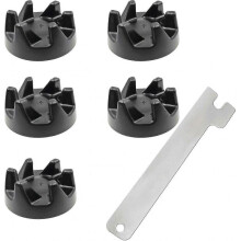 5pcs Mixer Rubber Coupler Gear Clutch with Removal Tool for Kitchenaid 9704230