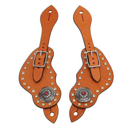 Spur Strap Artificial Leather Adjustable Western 1
