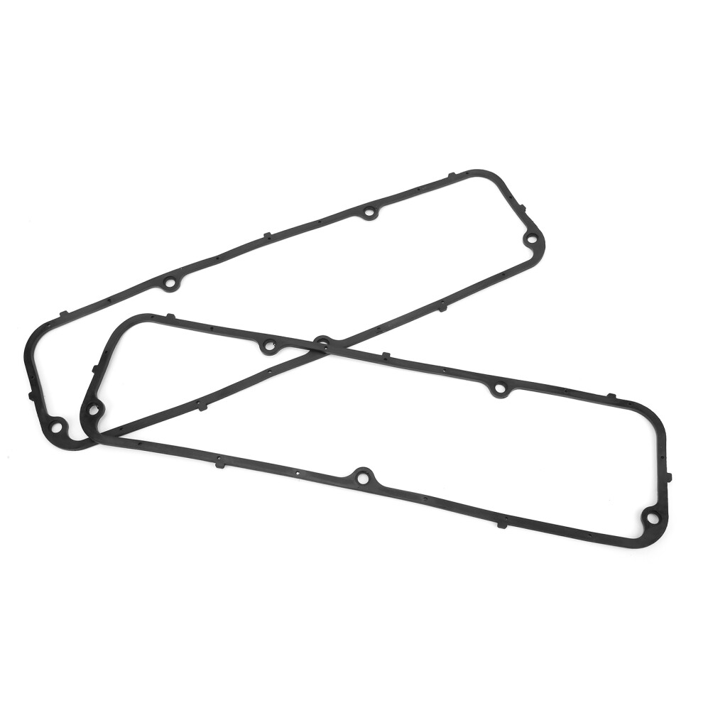 2Pcs Rubber Valve Cover Gasket Fits Ford Fe Engines 352-428, Black 7891343601756