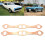 PH306 Copper Replacement Exhaust Gasket for Chevy  Engines 12