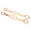 PH306 Copper Replacement Exhaust Gasket for Chevy  Engines 13
