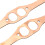 PH306 Copper Replacement Exhaust Gasket for Chevy  Engines 3