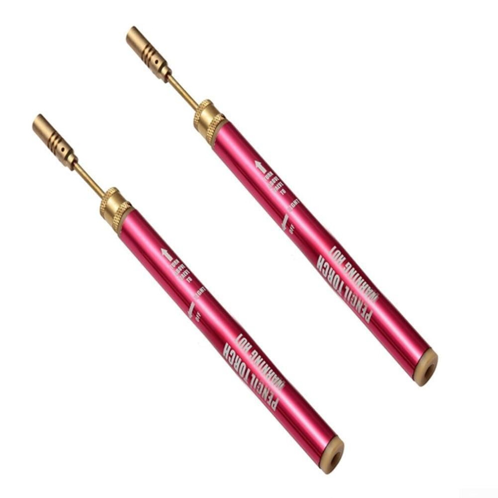 Cordless Pink Airbrush Soldering Iron Butane Gas Powered Refillable 2-Pack For Long Life And Precision Crafting 6447073712159