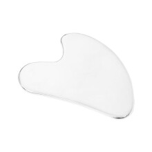 Edelstahl-Gua Sha Tool für die Gesichtstherapie, Hautpflege, lymphatische Entgiftung, Reduzierung von Falten und Schwellungen