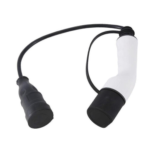 EV Connector 16A Type 2 Male Plug to Schuko Socket EV Charging Adapter for EV Charging Station Electric Car,EU Plug 1