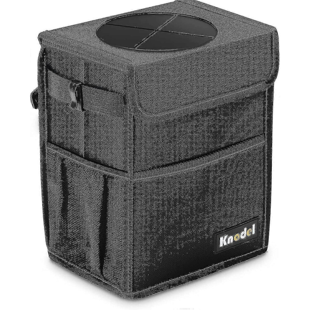 Car trash can, waterproof car trash can, car trash bag with lid, leak-proof car trash can, car tra