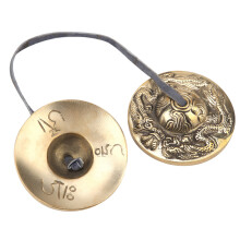 Handgefertigte tibetische Meditationsglocke Buddhistische Percussion-Instrument (#3)