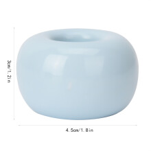 Porte-brosse à dents en céramique Donut bleu 4,5x3cm 74g