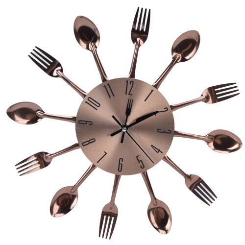 Kitchen Wall Clock Multipurpose Cutlery Kitchen