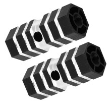 Hinterachse Peg Fahrrad Aluminiumlegierung Pegs BMX Pegs (Schwarz)