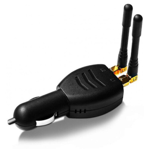 Multifunctional dual antenna GPS cigarette lighter dryer