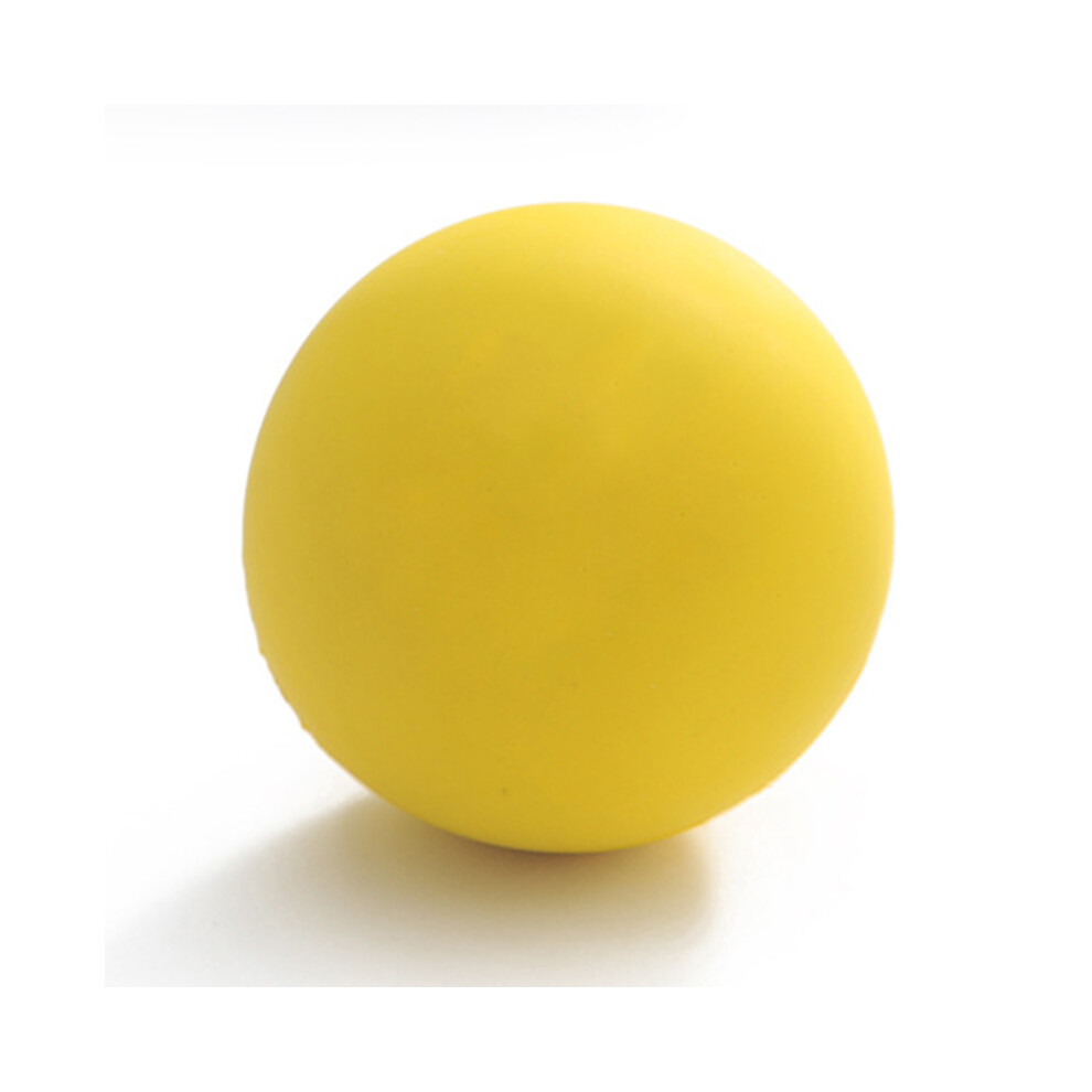 Yellow Massage Ball Yoga Fascia Rubber Round Ball Foot