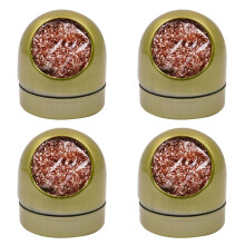 Solder Tip Cleaner, Desoldering Copper Sponge Ball, 40mm Diameter, Heavy-Duty Soldering Accessory for Precision Cleaning