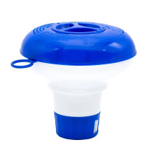 Pool Chlorine Dispenser, 5 Inch Floating Chlorine Dispenser for Pools, Spas, Hot Tubs, Foldable Design, Indoor/Outdoor Use