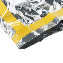 1 pezzo di sacco a pelo di emergenza 205x95 cm Argento/Oro