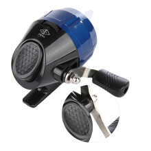 Tragbarer Spincast Angelrolle Schleudergewehr Outdoor-Schuss Harpune Dart Rolle (blau)