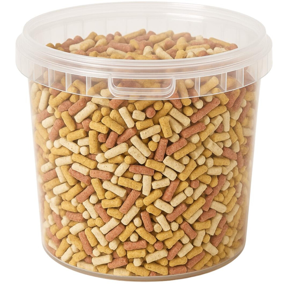 Hungry Wings Suet Pellets Mixed 1L Tub | Berry Insect Mealworm Bird Food