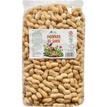 Hungry Wings Peanuts in Shell 5L Bag | Wild Bird Food | Natural High Energy Feed for Garden Birds