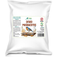 Hungry Wings Dried Mealworms 5L Bag | Wild Bird Food | High Protein Natural Insect Treats for Garden Birds