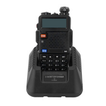 Caricatore UV-5R DM-5R Plus 9.3x8.8x3.6cm 0.4Ah Nero