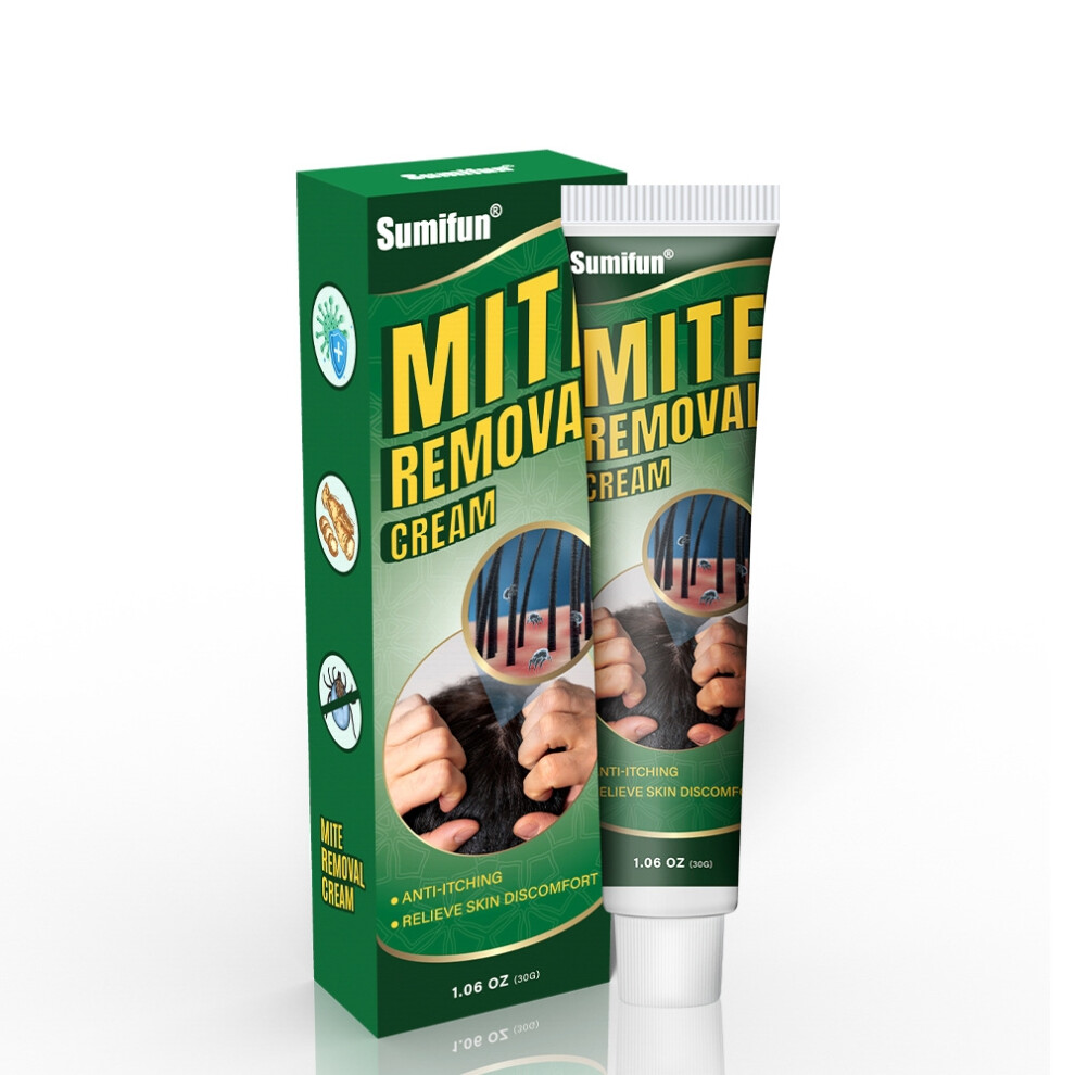 30g Mite Removal Ointment Anti-itching Scabies Kill Head Lice Skin Care Natural