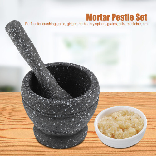 Manual Plastic Garlic Grinder Spices Herbs Mortar 1