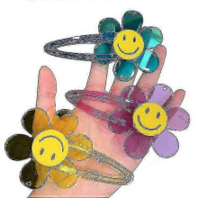 Hair Clips Girls 5 Pcs Colorful No Slip Snap Hair Pins Tw