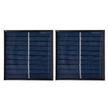 2Pcs Mini Solar Panel Portable Encapsulated Cell