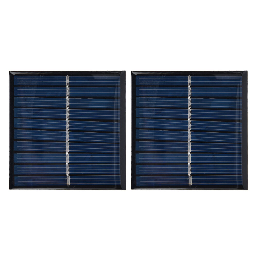 2Pcs Mini Solar Panel Portable Encapsulated Cell 8195014654157