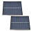 2Pcs Mini Solar Panel Portable Encapsulated Cell 7