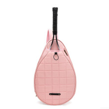Tennis Backpack for Women, Pink Tennis Racket Shoulder Bag, Lightweight Tennis Badminton Pickleball Carrier