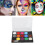 Kids Face Paint Kit 15 Colors Water Based Face 12