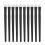 10pcs Silicone Eyeshadow Brush Soft Reusable Long 10