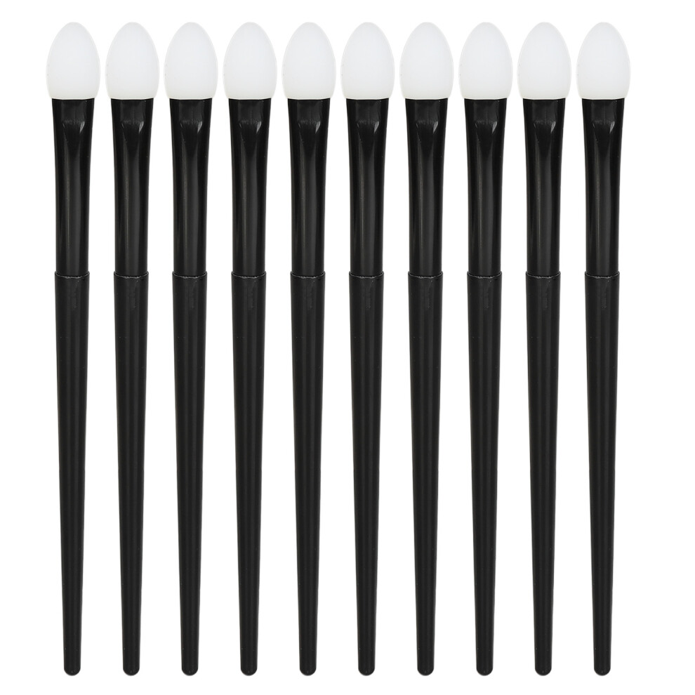 10pcs Silicone Eyeshadow Brush Soft Reusable Long